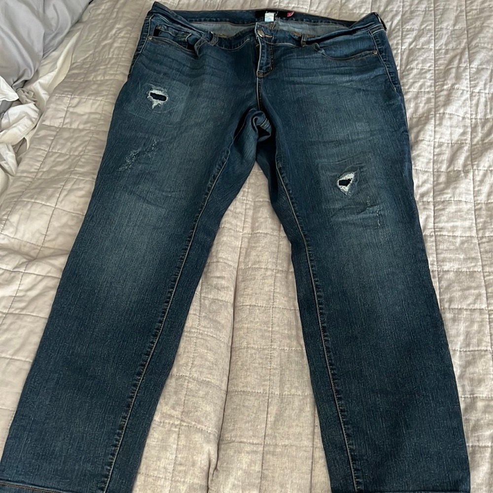 Torrid Size 20 Dark Wash Straight Jeans